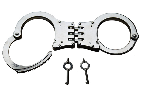 Double Locking Hinged Handcuffs